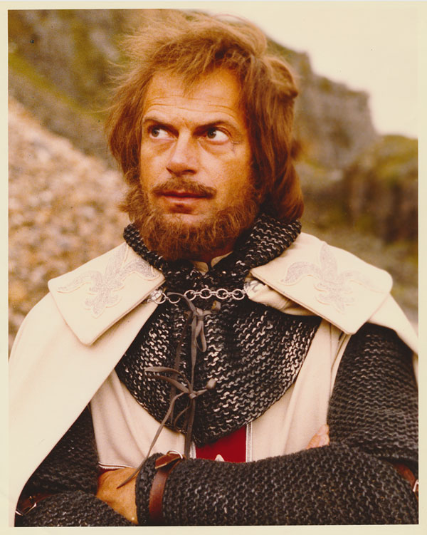 John Moreno playing Philip II of France